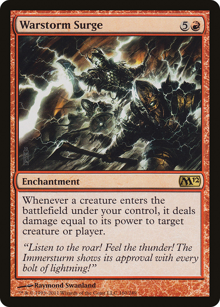 Warstorm Surge (M12-160) [Magic 2012] Foil