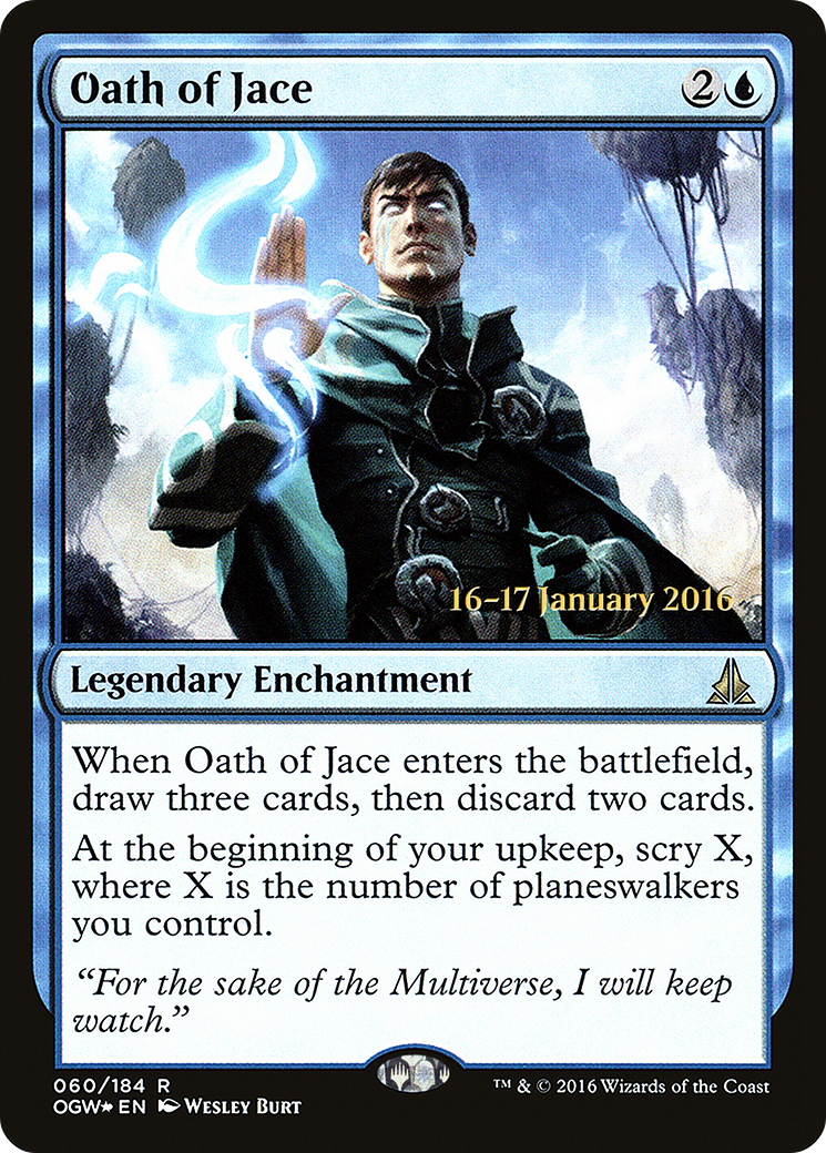 Oath of Jace (PRE-60S) [Oath of the Gatewatch Promos] Foil