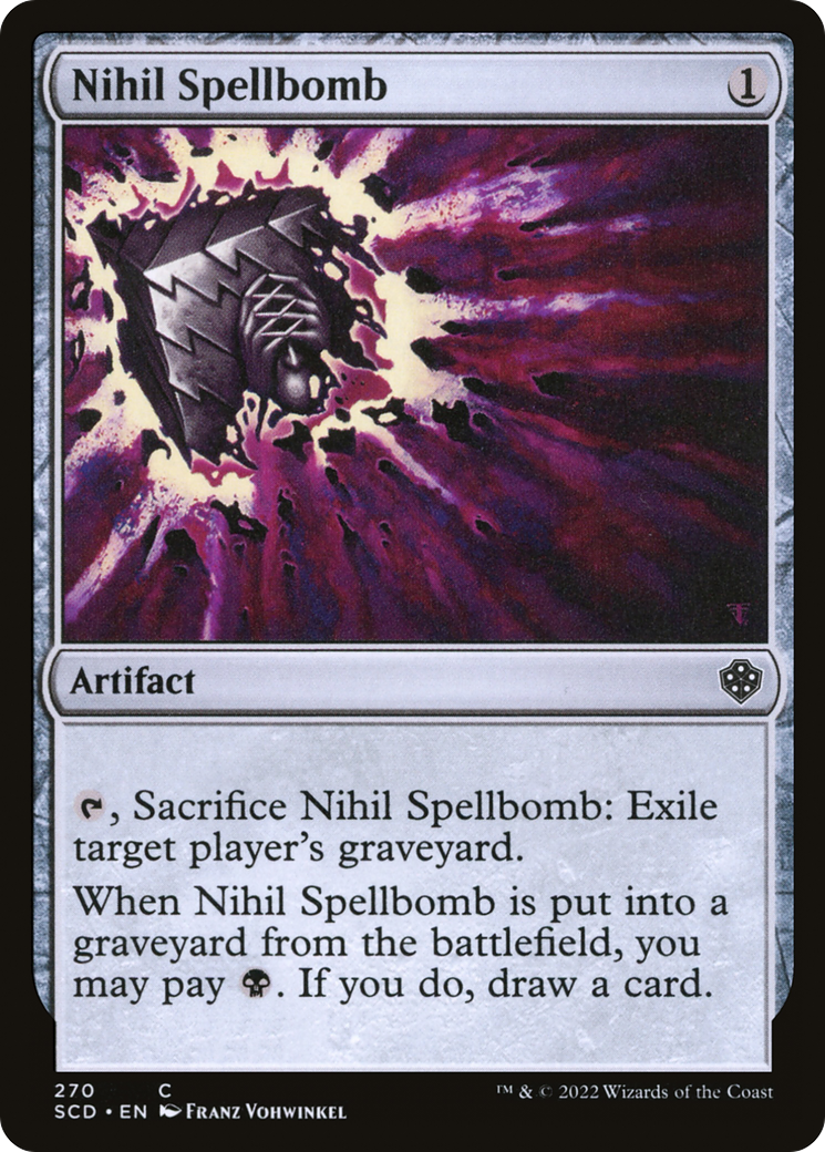 Nihil Spellbomb (SCD-270) [Starter Commander Decks]
