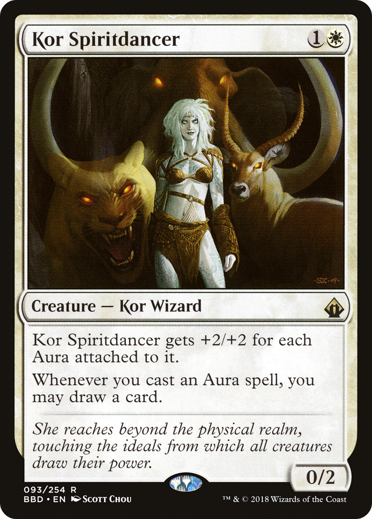 Kor Spiritdancer (BBD-093) [Battlebond] Foil
