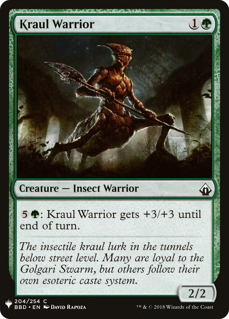 Kraul Warrior (LIST-BBD-204) [The List]