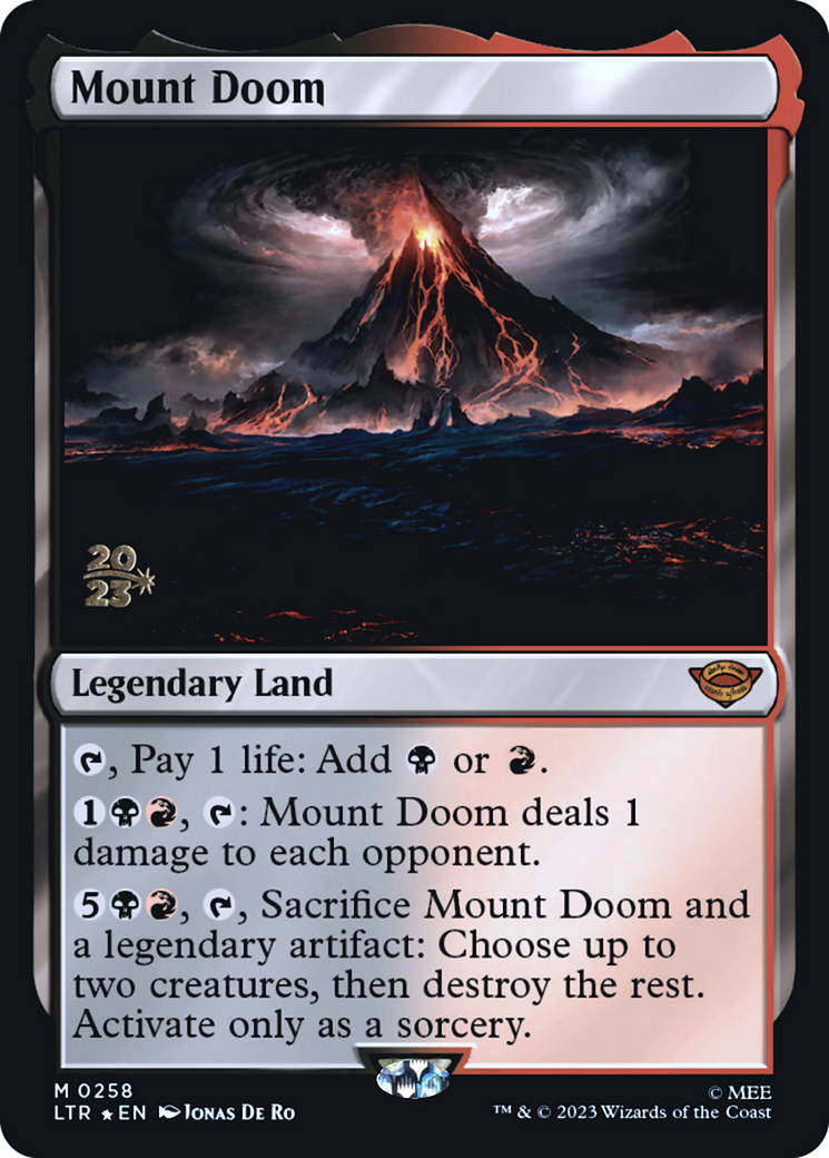Mount Doom (PRE-258S) [Tales of Middle-earth Promos] Foil