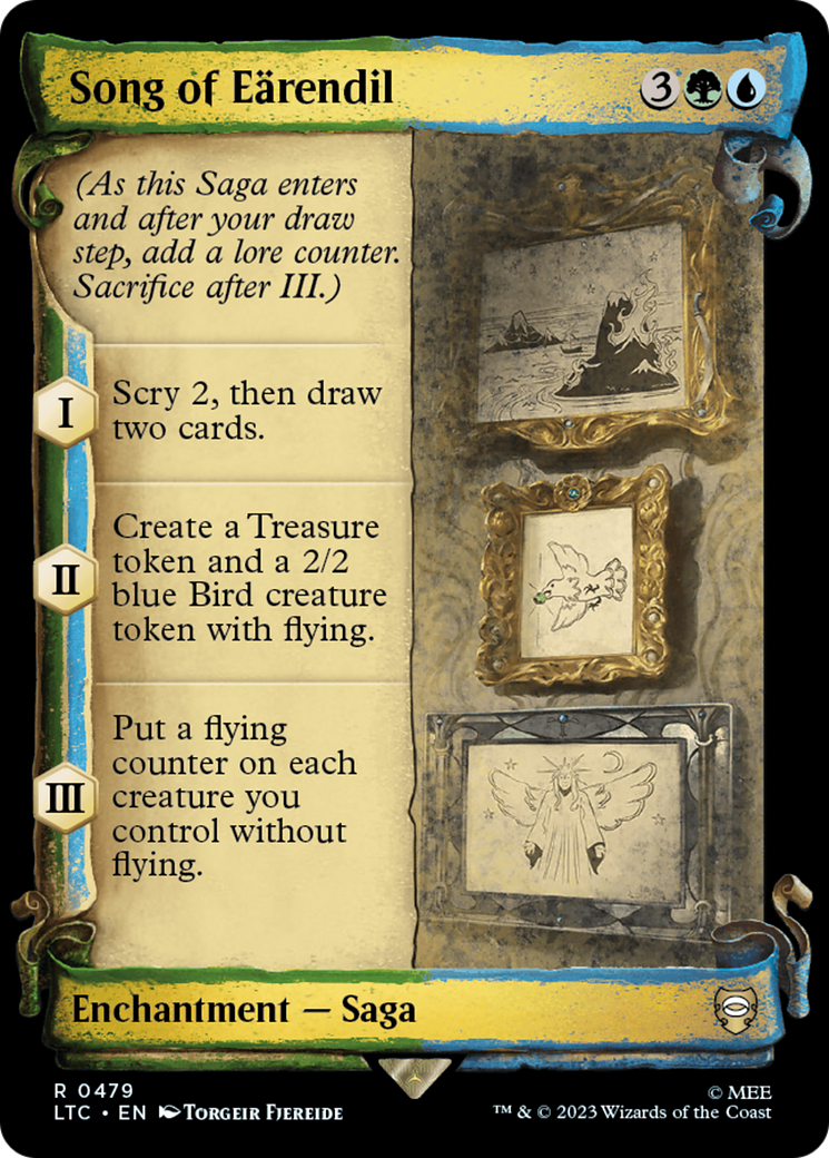 Song of Eärendil (LTC-479) [Tales of Middle-earth Commander]: (Showcase) Foil
