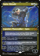 Kaito Shizuki (Showcase) (Foil Etched) (NEO-424) [Kamigawa: Neon Dynasty] Foil