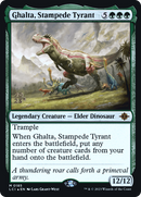 Ghalta, Stampede Tyrant (PRE-185S) [The Lost Caverns of Ixalan Promos] Foil