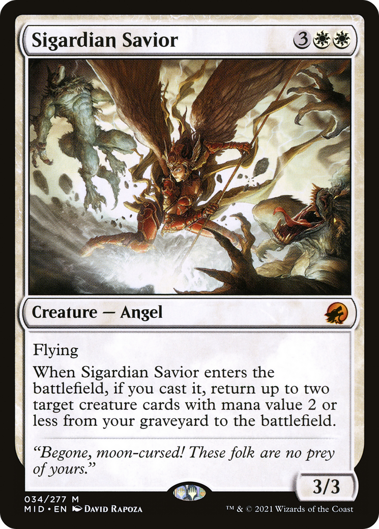 Sigardian Savior (MID-034) [Innistrad: Midnight Hunt]