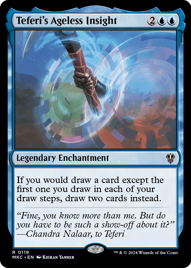 Teferi's Ageless Insight (MKC-119) [Murders at Karlov Manor Commander]