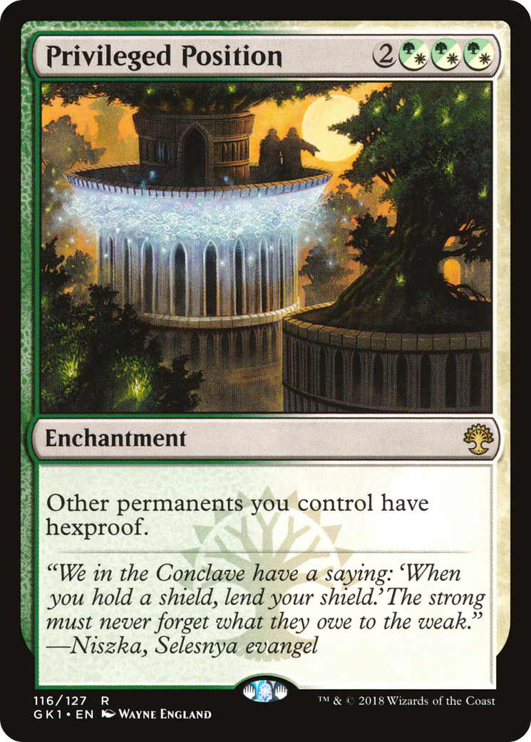 Privileged Position (GR1-116) [GRN Guild Kit]