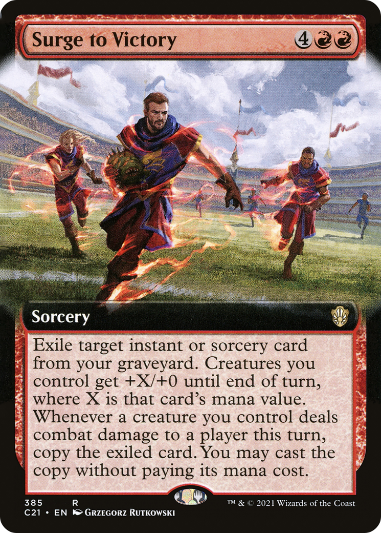 Surge to Victory (Extended Art) (C21-385) [Commander 2021]