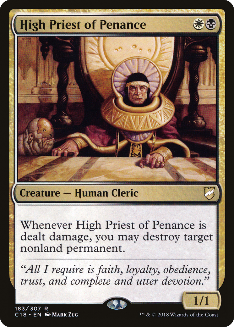 High Priest of Penance (C18-183) [Commander 2018]