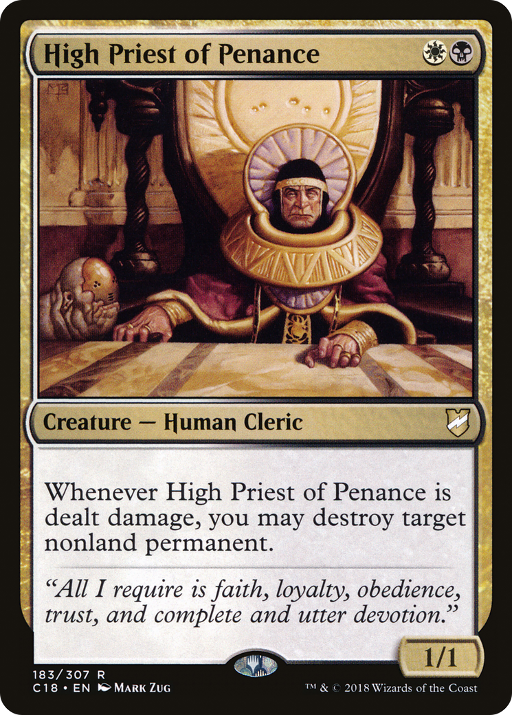 High Priest of Penance (C18-183) [Commander 2018]