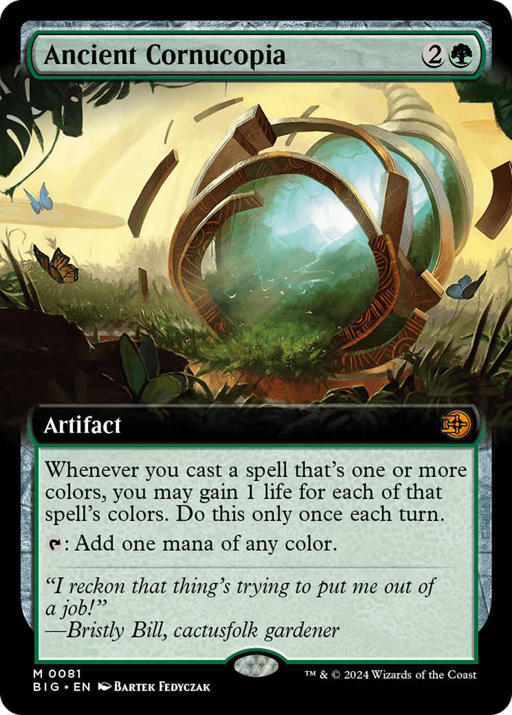Ancient Cornucopia (BIG-081) [The Big Score]: (Extended Art) Foil