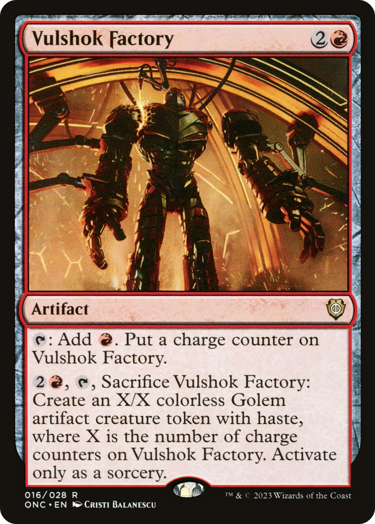 Vulshok Factory (ONC-016) [Phyrexia: All Will Be One Commander]