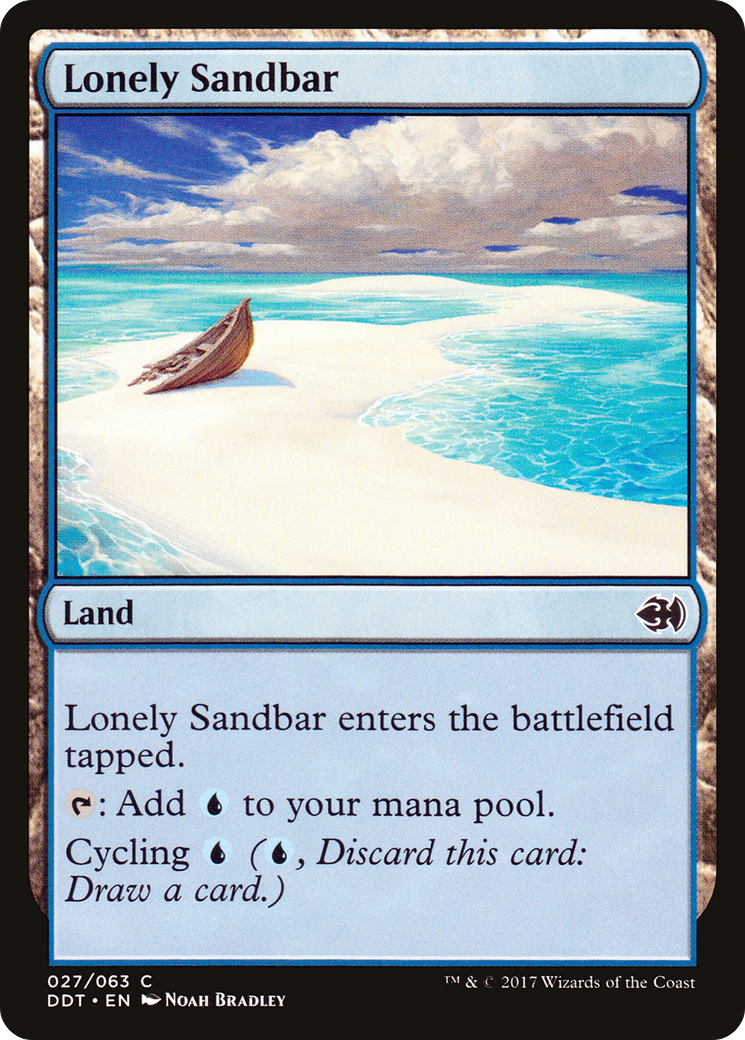 Lonely Sandbar (DDT-027) [Duel Decks: Merfolk vs. Goblins]