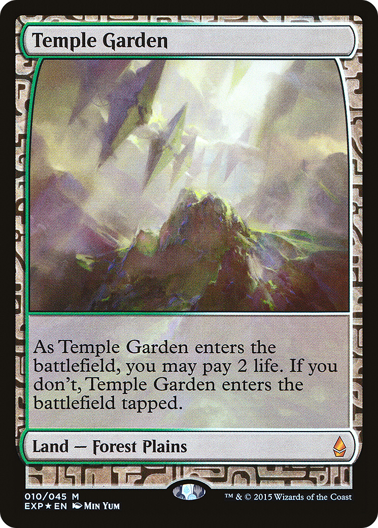 Temple Garden (EXP-010) [Zendikar Expeditions] Foil