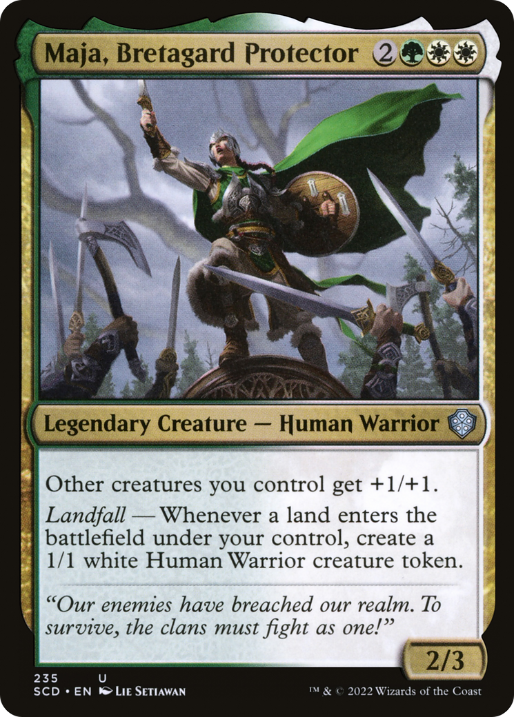 Maja, Bretagard Protector (SCD-235) [Starter Commander Decks]