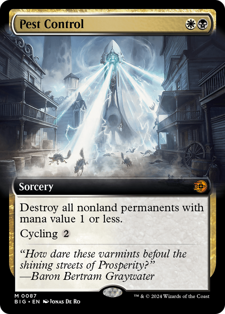 Pest Control (BIG-087) [The Big Score]: (Extended Art) Foil
