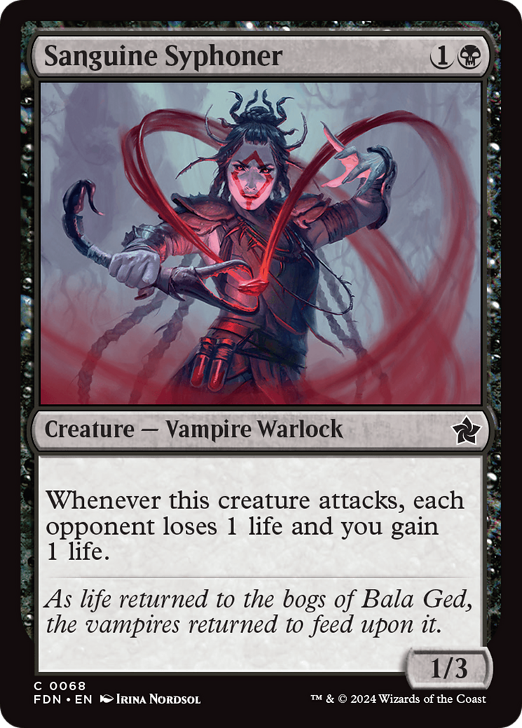 Sanguine Syphoner (FDN-068) [Foundations]