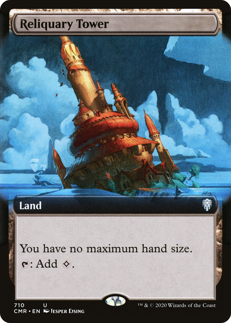 Reliquary Tower (Extended Art) (CMR-710) [Commander Legends]
