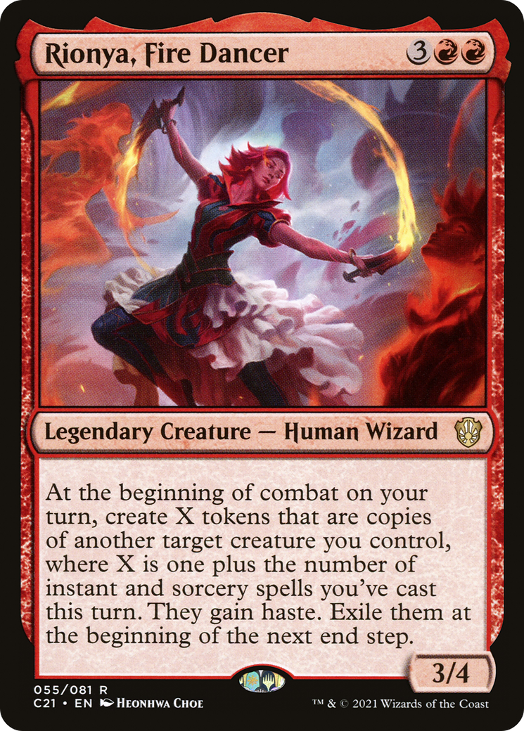 Rionya, Fire Dancer (C21-055) [Commander 2021]