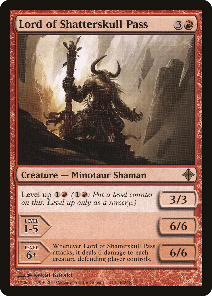 Lord of Shatterskull Pass (ROE-156) [Rise of the Eldrazi] Foil