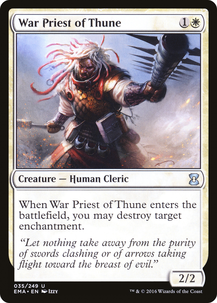 War Priest of Thune (EMA-035) [Eternal Masters] Foil