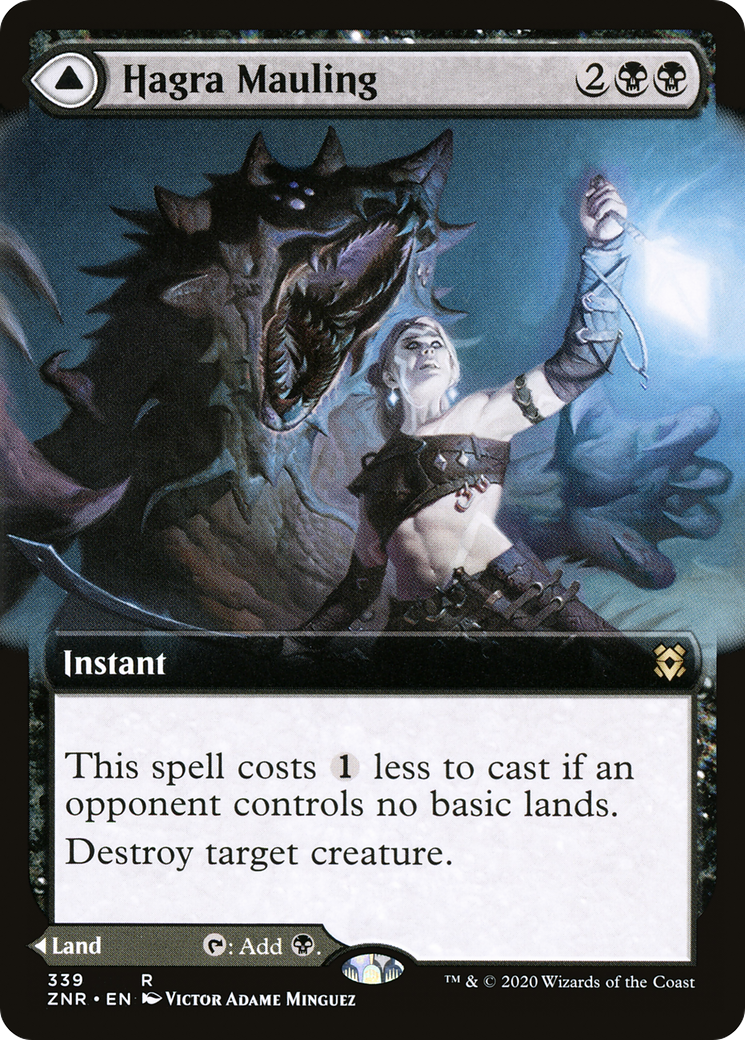 Hagra Mauling (Extended Art) (ZNR-339) [Zendikar Rising]