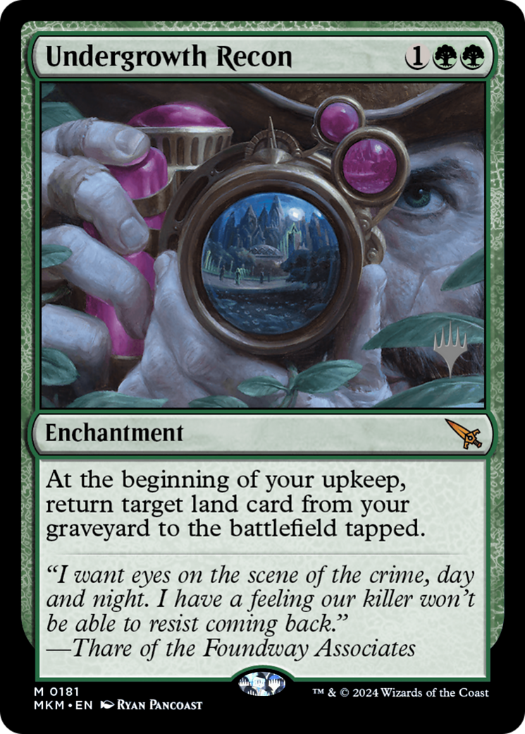 Undergrowth Recon (PPMKM-181) [Promo Pack: Murders at Karlov Manor Promos]