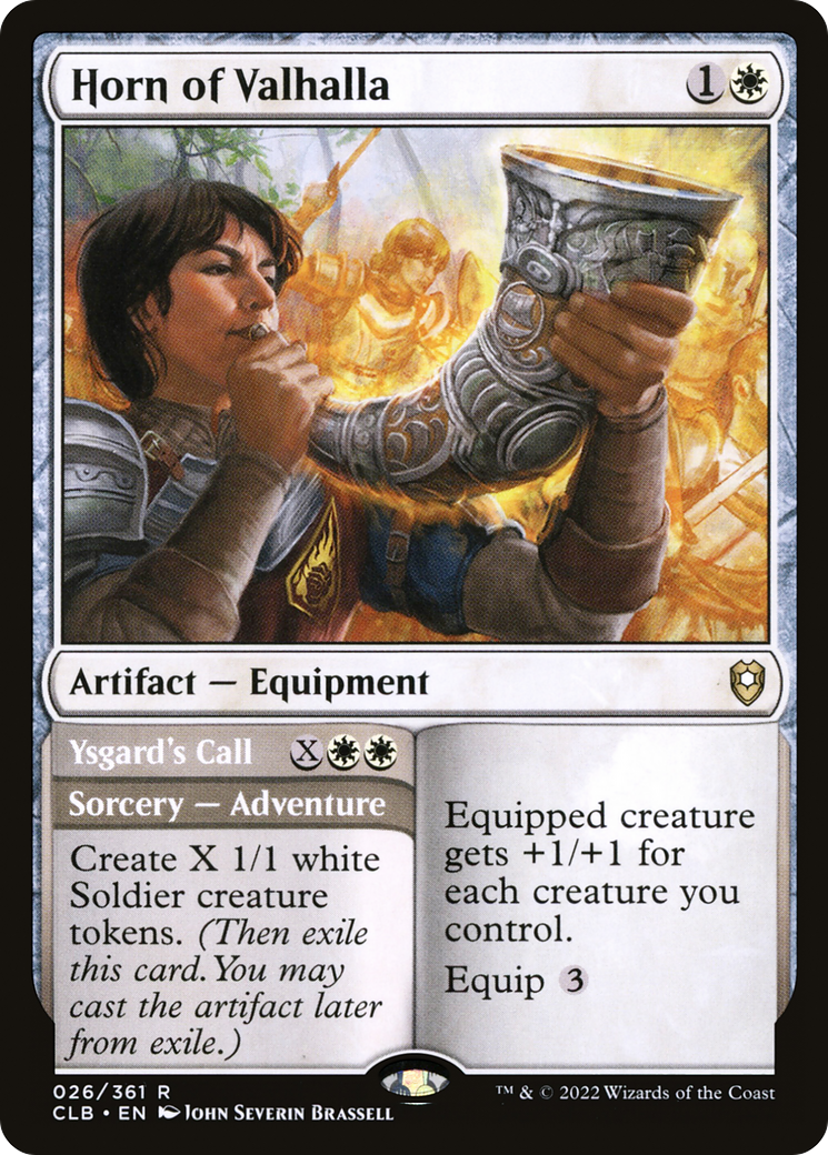 Horn of Valhalla (CLB-026) [Commander Legends: Battle for Baldur's Gate]