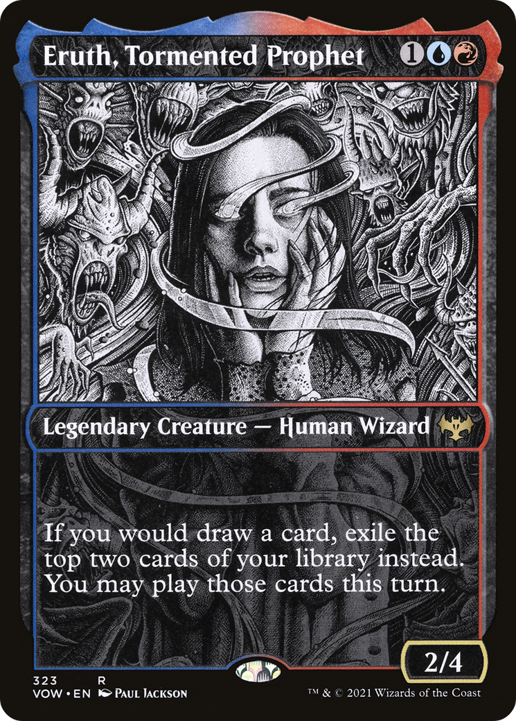 Eruth, Tormented Prophet (VOW-323) [Innistrad: Crimson Vow]: (Showcase) Foil