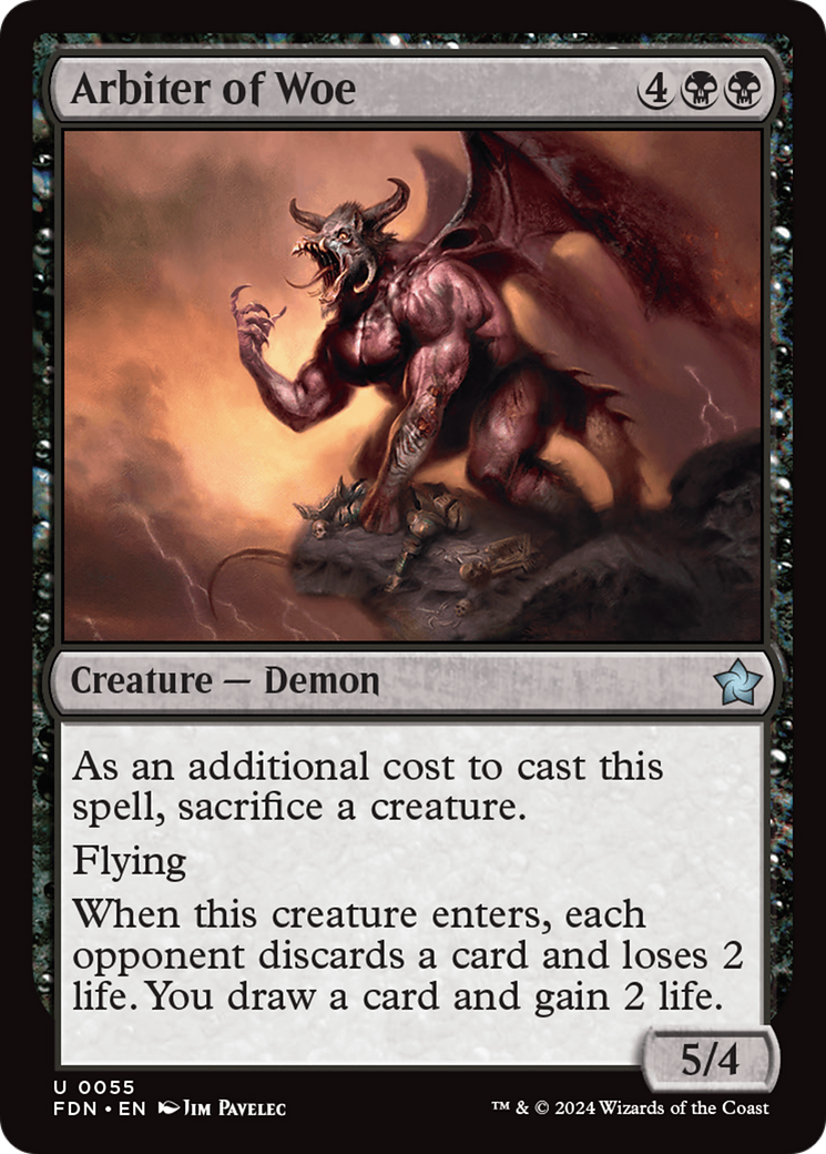 Arbiter of Woe (FDN-055) [Foundations]