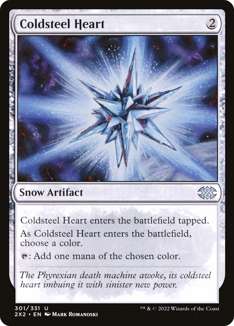 Coldsteel Heart (2X2-301) [Double Masters 2022]: (snow)