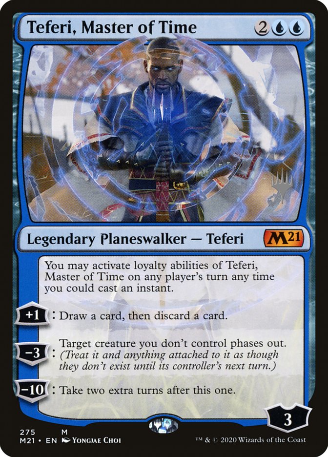 Teferi, Master of Time (Promo Pack) (275) [Core Set 2021 Promos] Foil