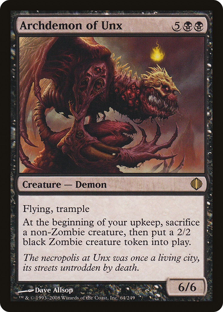 Archdemon of Unx (ALA-064) [Shards of Alara]