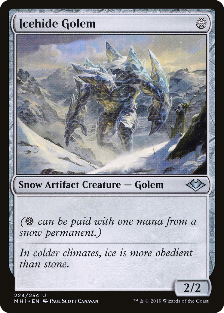 Icehide Golem (MH1-224) [Modern Horizons]