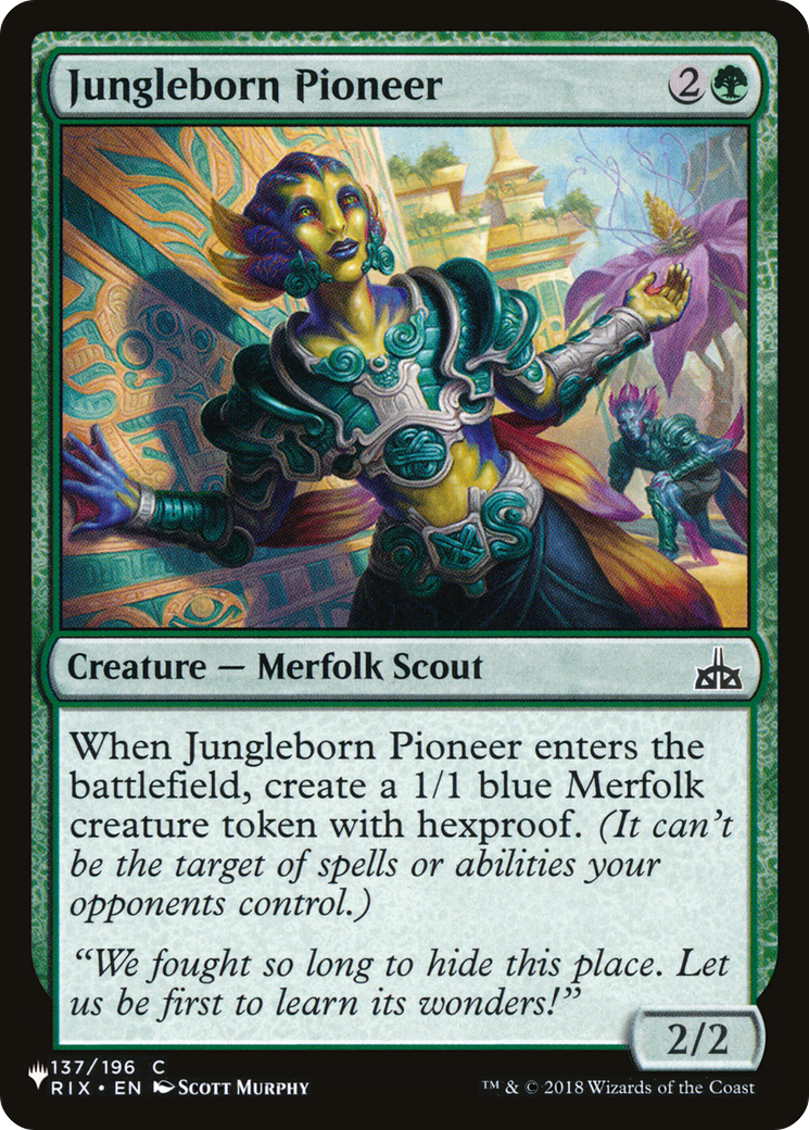 Jungleborn Pioneer (LIST-RIX-137) [The List]