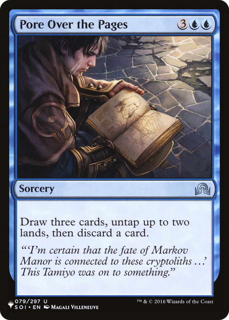 Pore Over the Pages (LIST-SOI-79) [The List]