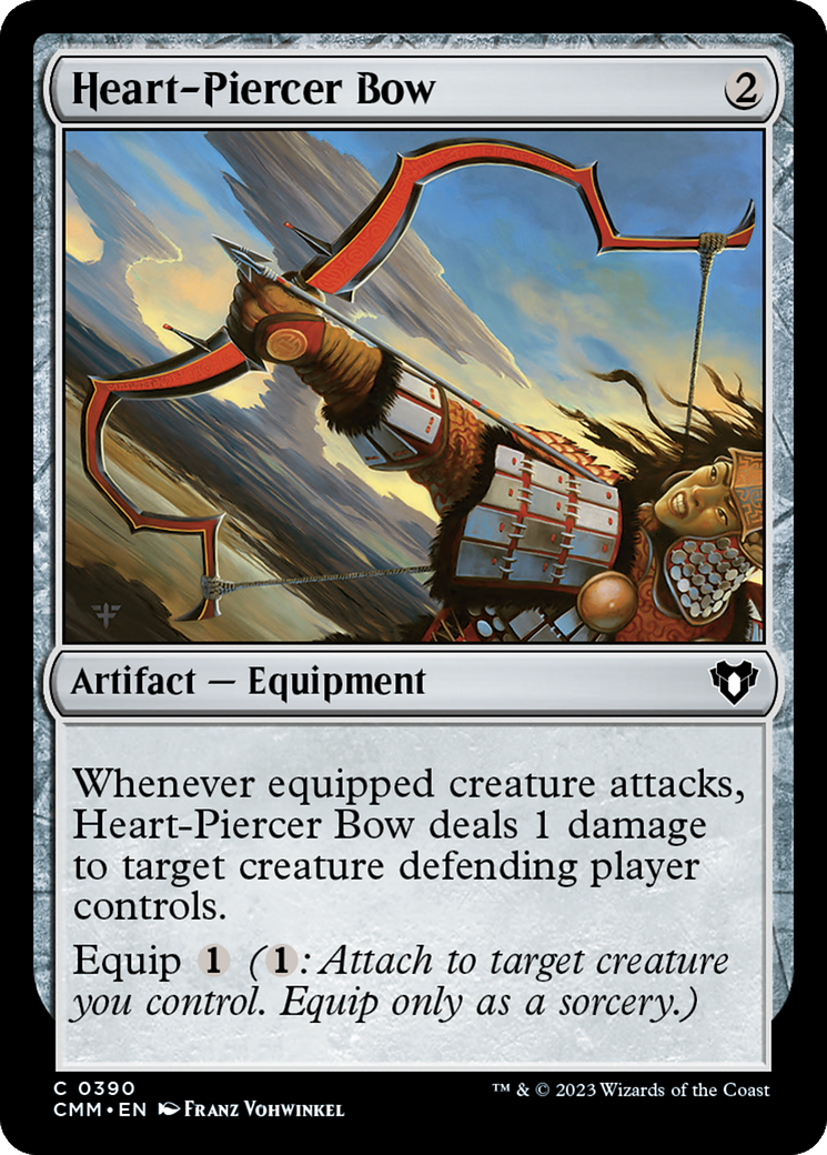 Heart-Piercer Bow (CMM-390) [Commander Masters] Foil