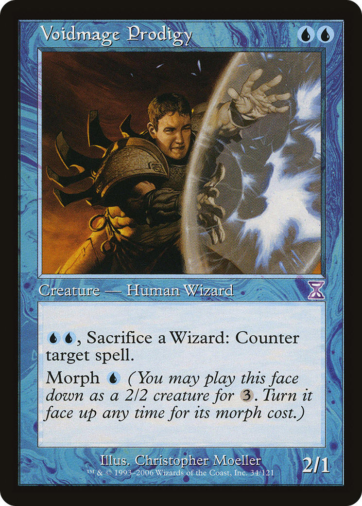 Voidmage Prodigy (TSB-034) [Time Spiral Timeshifted] Foil
