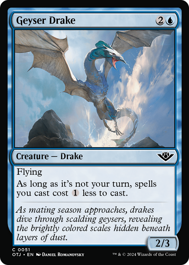 Geyser Drake (OTJ-051) [Outlaws of Thunder Junction]