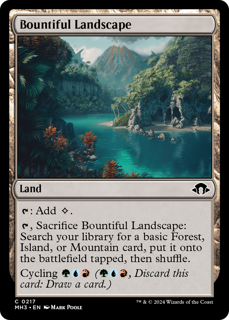 Bountiful Landscape (MH3-217) [Modern Horizons 3]