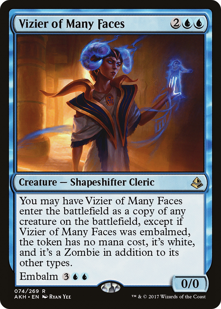 Vizier of Many Faces (AKH-074) [Amonkhet]