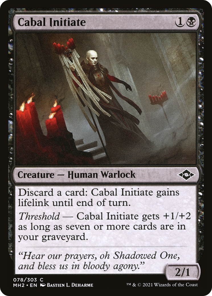 Cabal Initiate (MH2-078) [Modern Horizons 2]