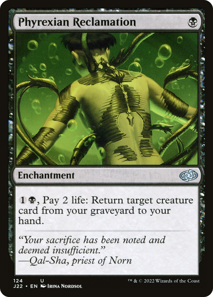 Phyrexian Reclamation (J22-124) [Jumpstart 2022]