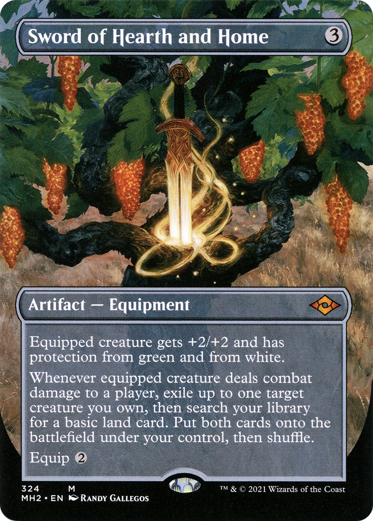 Sword of Hearth and Home (Borderless) (MH2-324) (Borderless) [Modern Horizons 2]