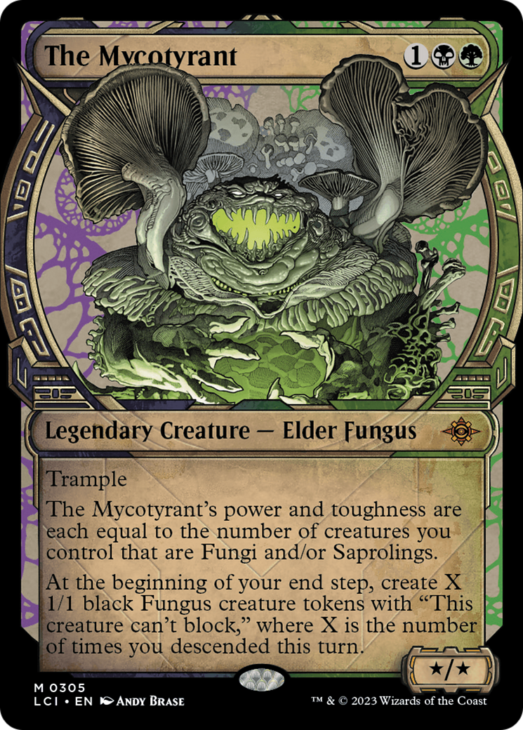 The Mycotyrant (LCI-305) [The Lost Caverns of Ixalan]: (Showcase) Foil