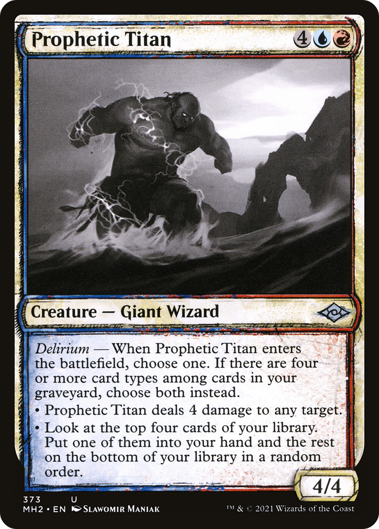 Prophetic Titan (Showcase) (MH2-373) [Modern Horizons 2]
