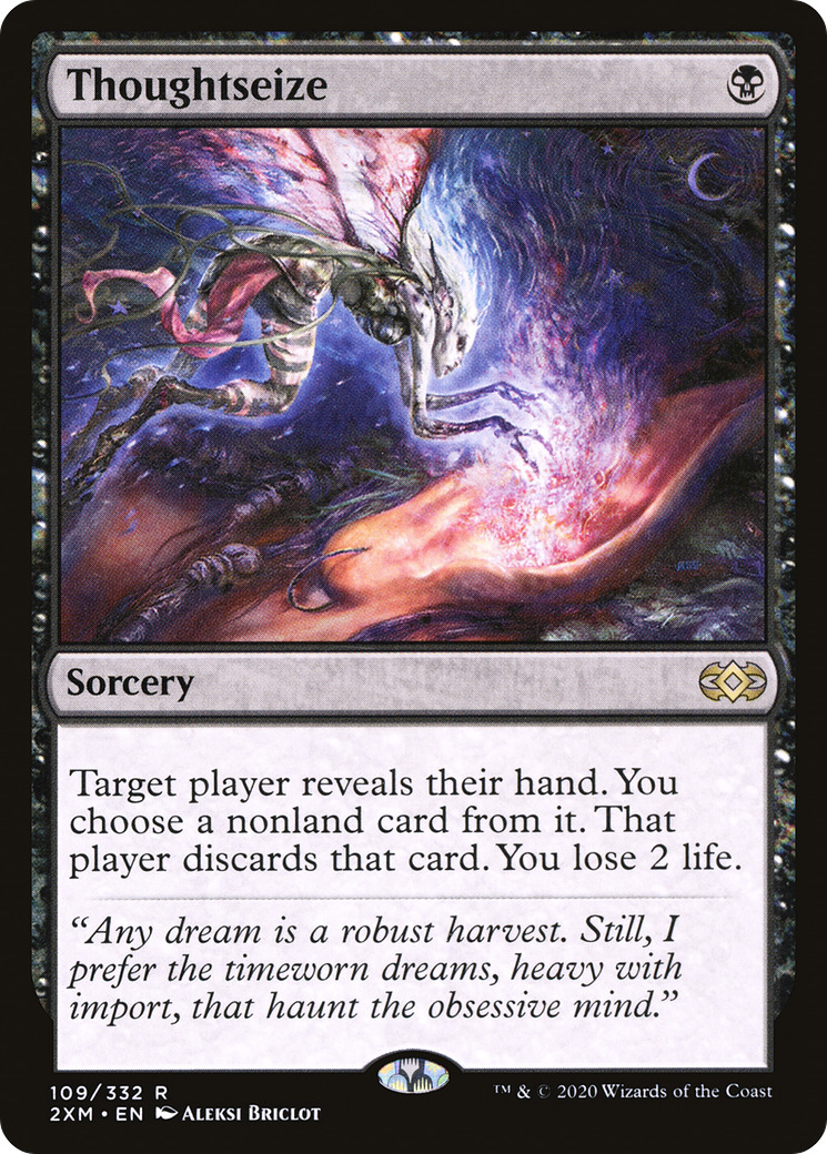 Thoughtseize (2XM-109) [Double Masters] Foil