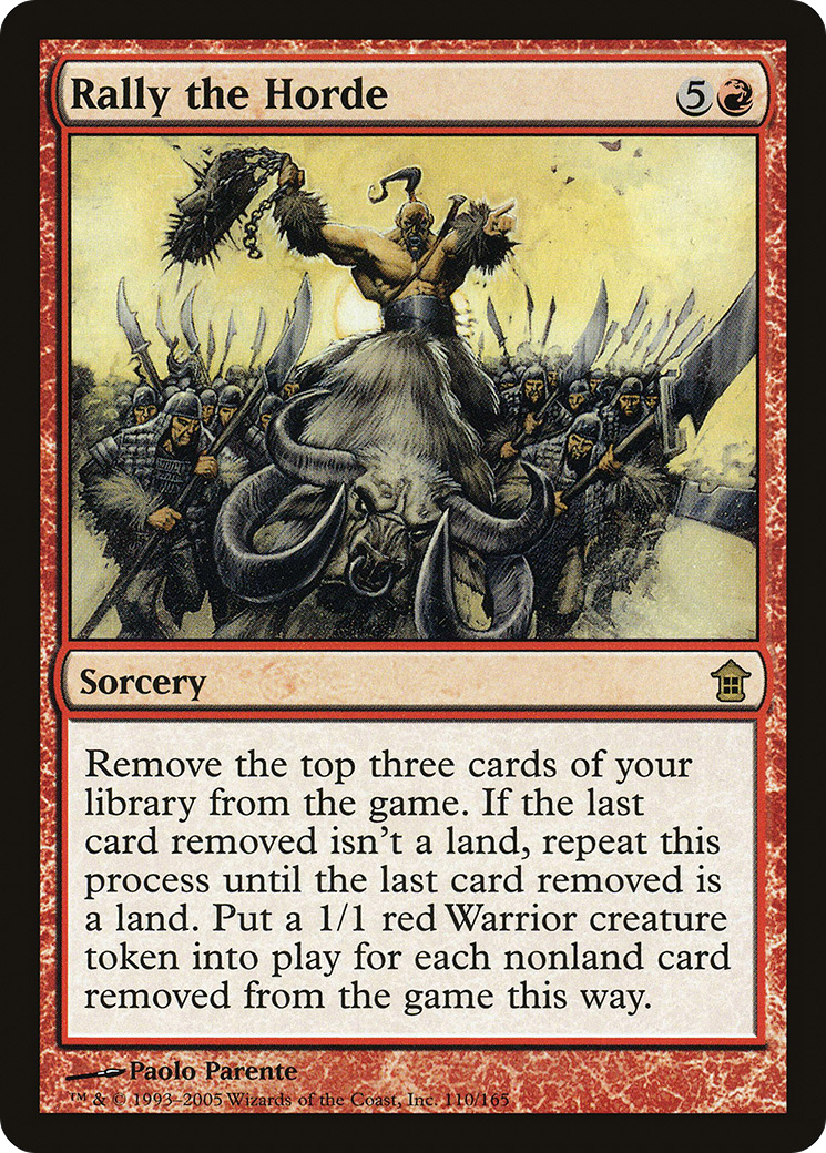 Rally the Horde (SOK-110) [Saviors of Kamigawa]