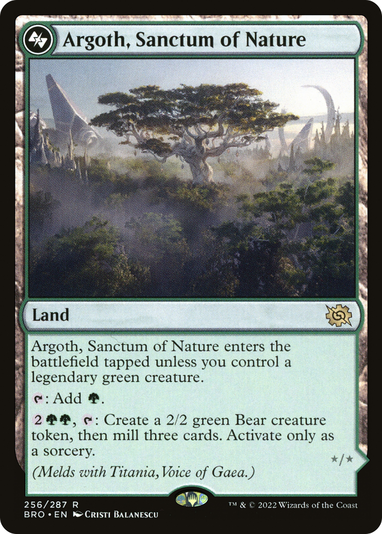 Argoth, Sanctum of Nature (BRO-256) [The Brothers' War]